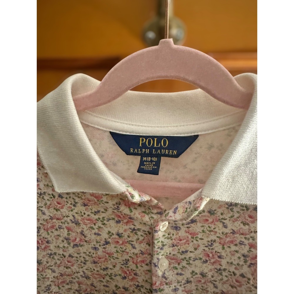 SHIPS TODAY 🎁 Ralph Lauren Girls M Medium 8-10‎ Dress Short Sleeve Floral Dress - Picture 6 of 8
